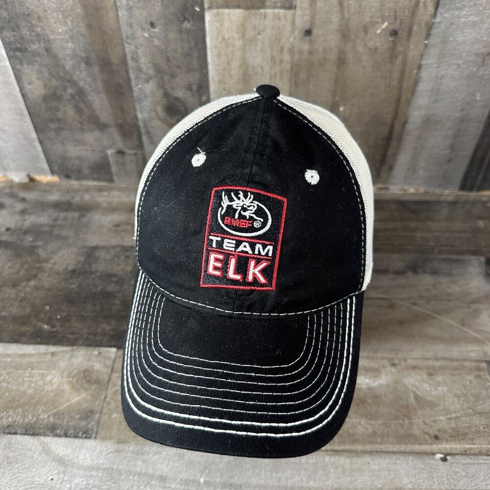 RMEF Team Elk Trucker Hat Outdoor Cap Licensed Rocky Mountain Elk Foundation